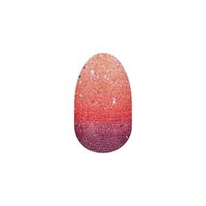Color Street Solar Flare Burgundy Copper Gold Gradient Glitter Nail Polish